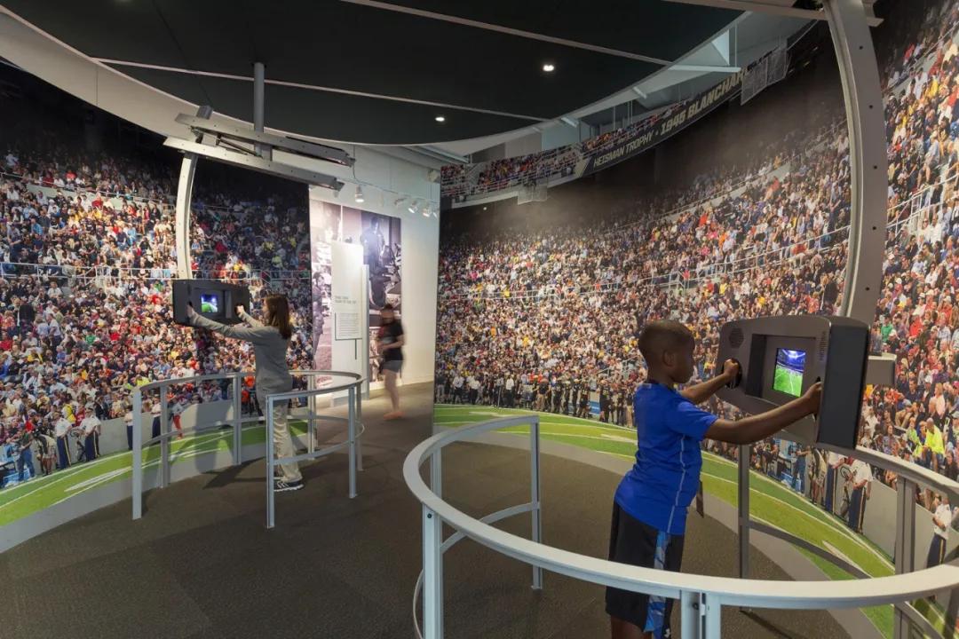 亚特兰大大学足球名人堂博物馆｜开创性的运动体验