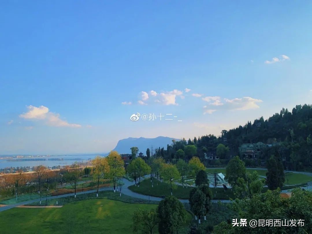 西山景区绝美日落,西山看夜景最美的地方