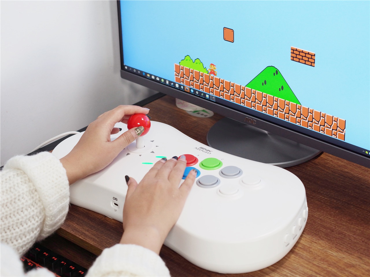 snkneogeo测评,snk游戏机neogeo摇杆模式