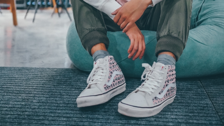 vans朋克熊猫,vans黑红熊猫