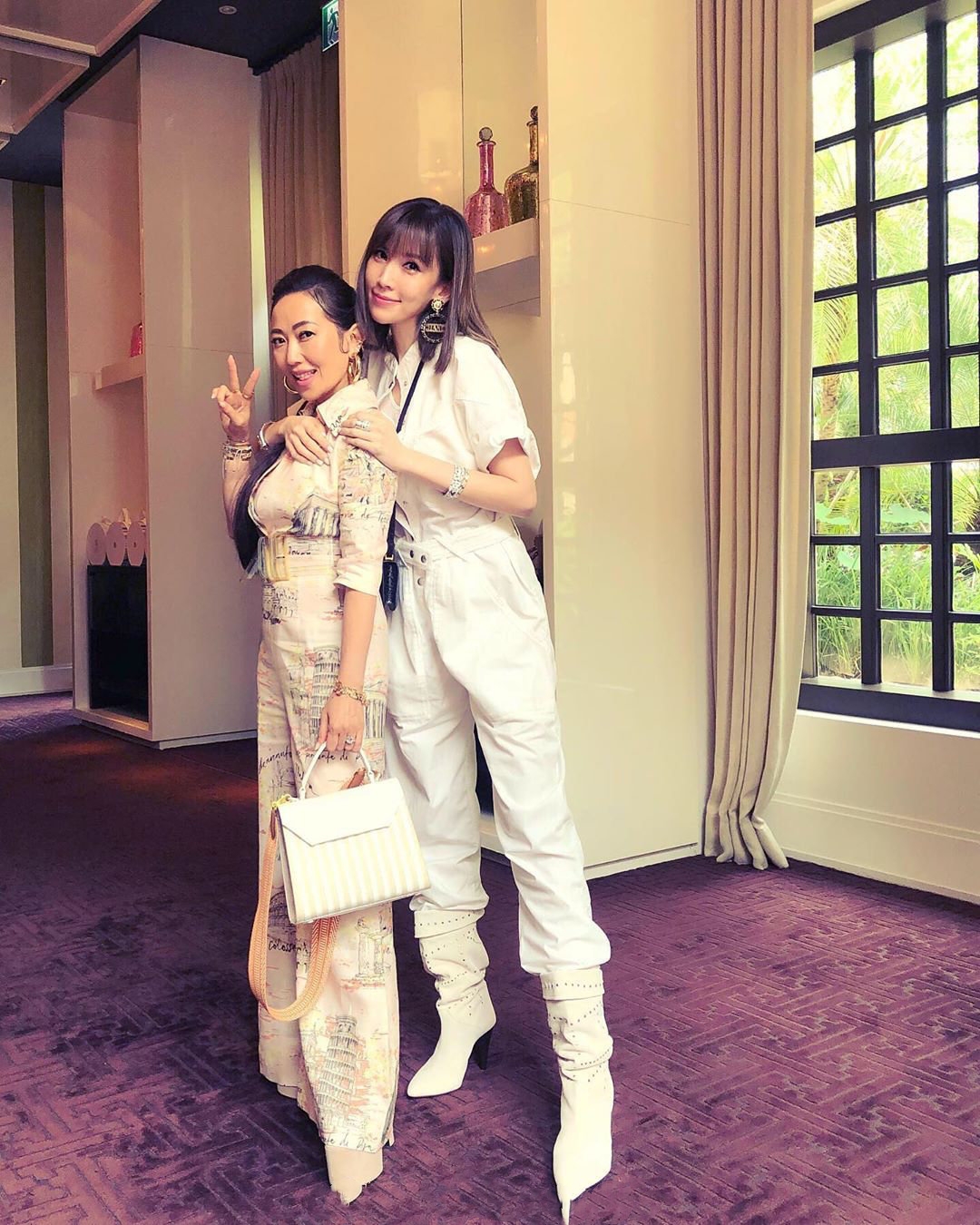 林志颖老婆晒时尚穿搭,林志颖老婆晒名牌包