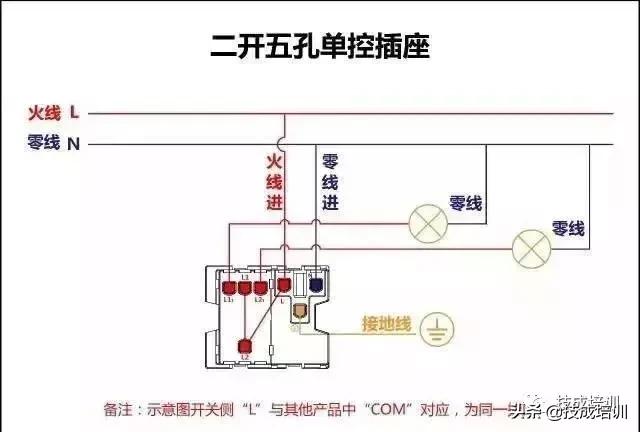 怎么看单控和双控开关接线图,双控开关单控使用怎么接线