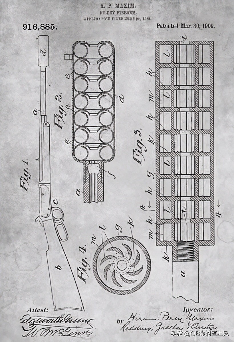 机关枪发明过程,发明机关枪的第一人