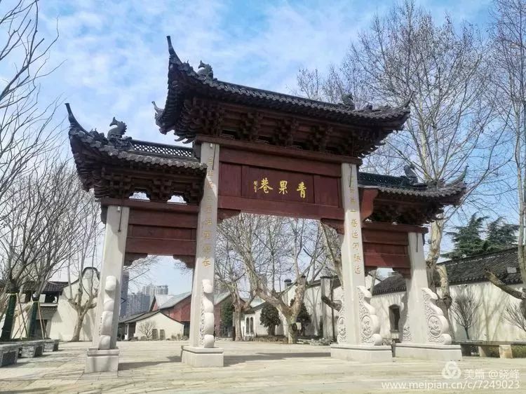 常州青果巷浏览图,青果巷常州夜景