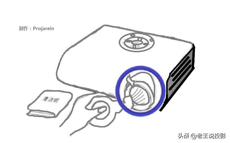 投影镜头脏了怎么办,投影仪内镜头脏了用什么擦干净