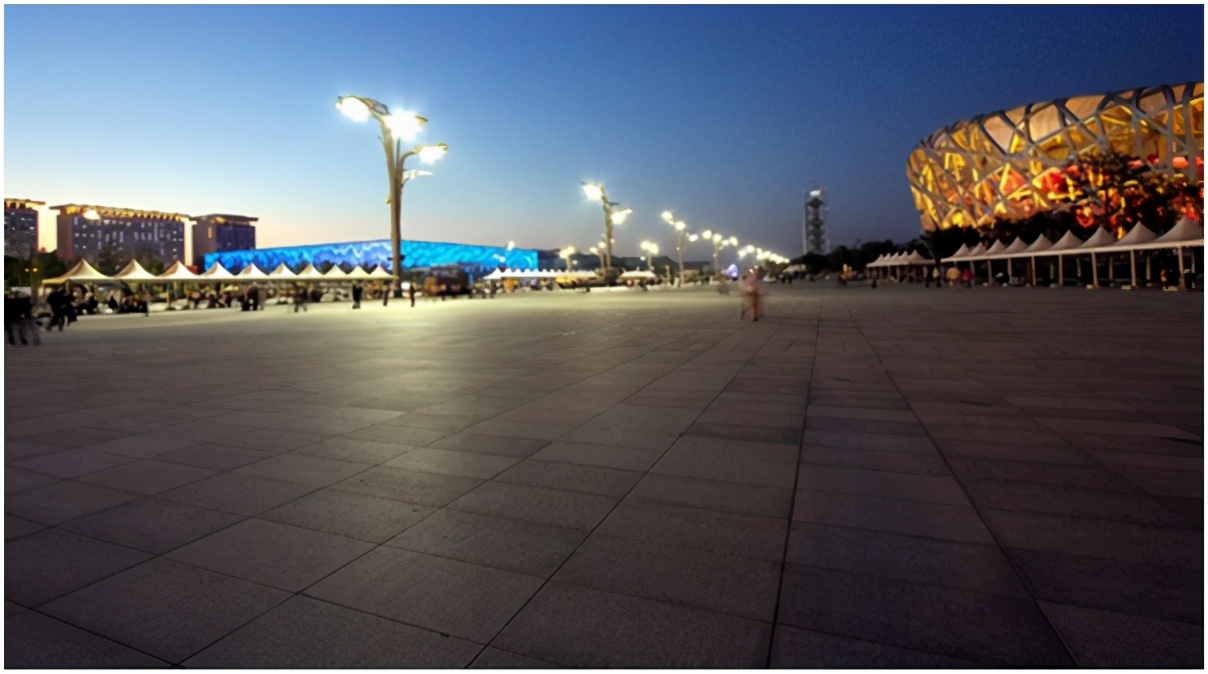 北京国家体育场鸟巢,北京国家体育场鸟巢南侧出口