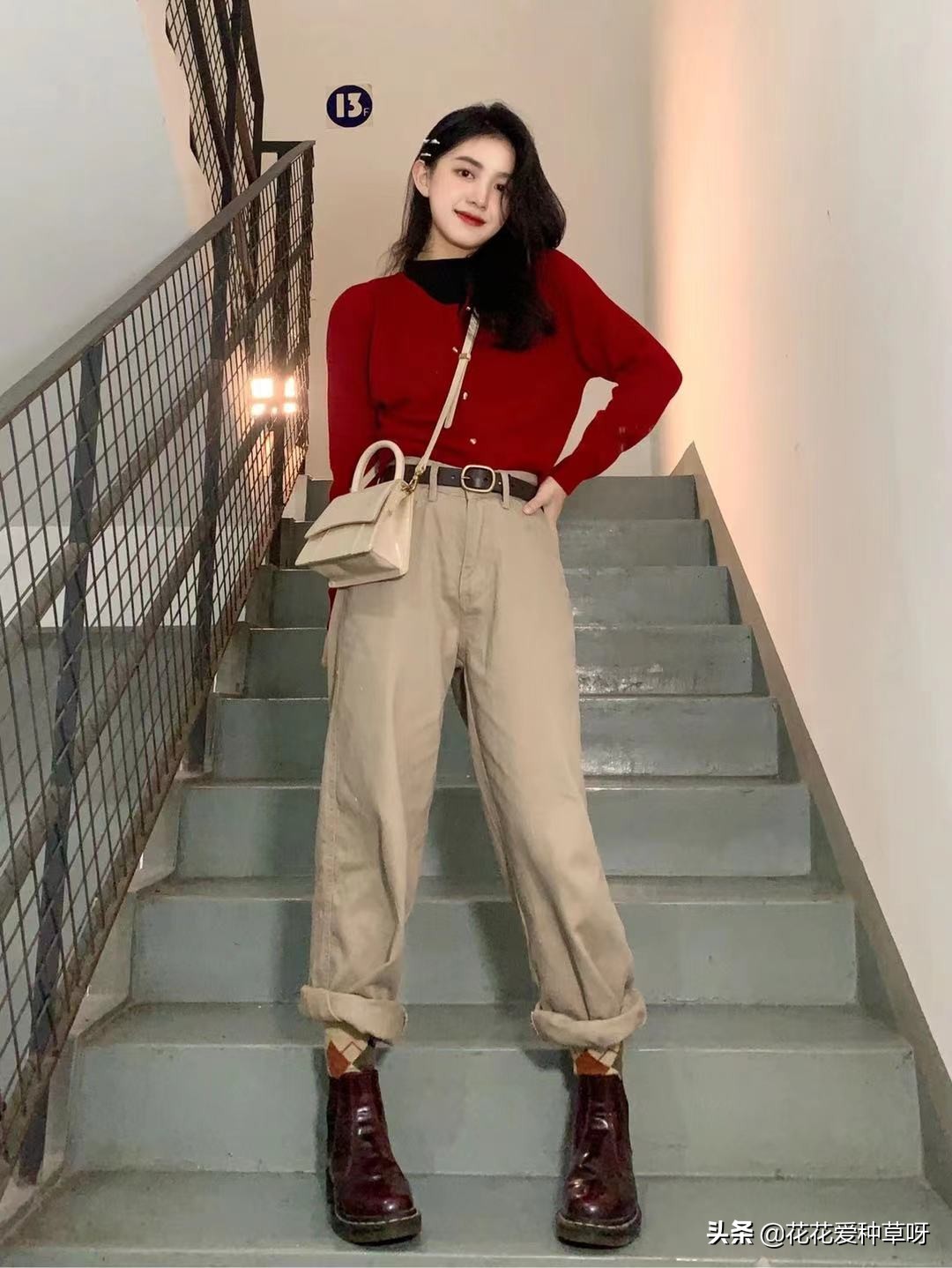 初秋穿搭｜韩国小姐姐日常随意出街穿搭