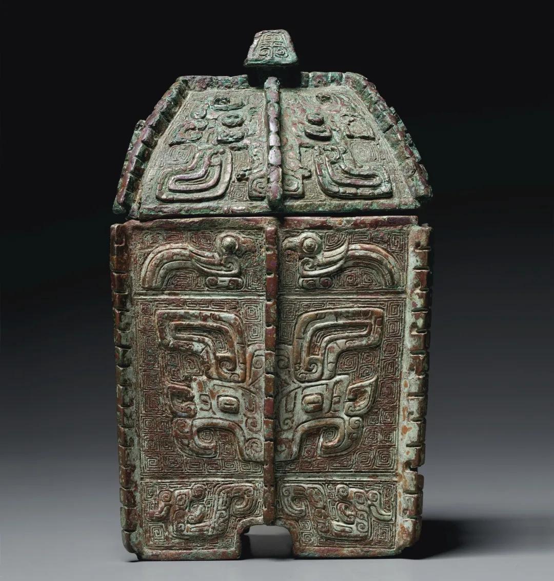 商晚期青铜器龙形觥图文,商代鸟兽纹觥