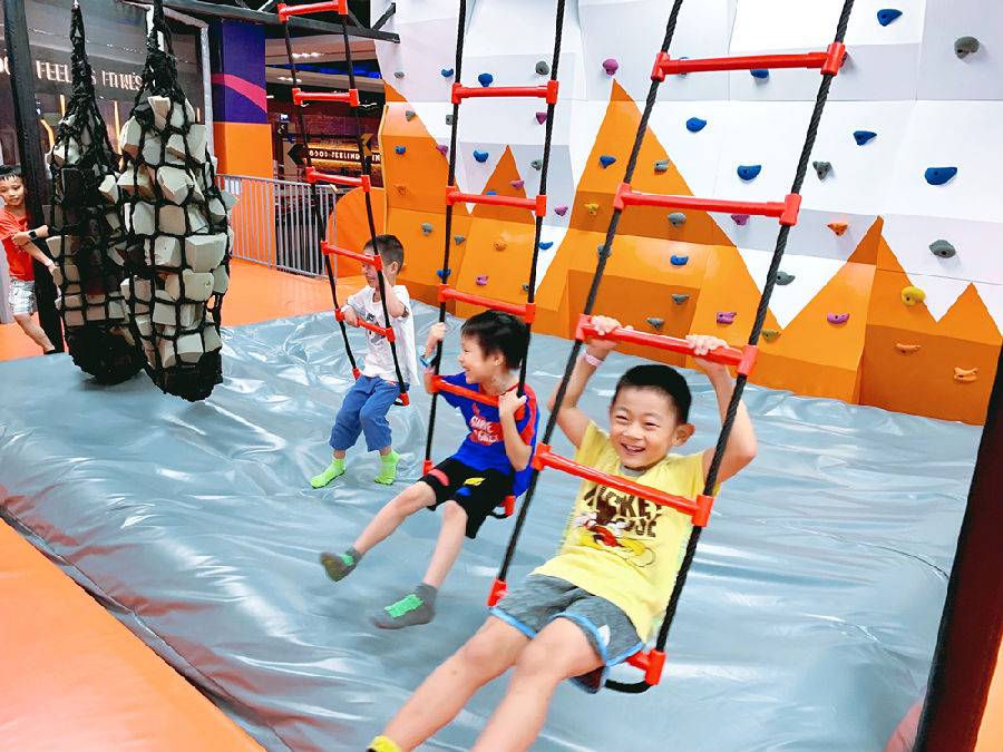 深圳酷跳蹦床主题公园,深圳最好玩的蹦床乐园
