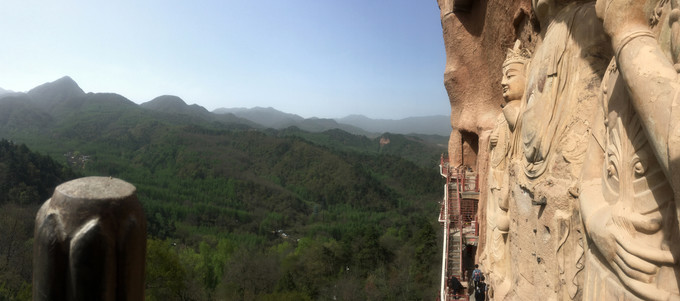 天水麦积山石窟是四大石窟吗,中国四大石窟麦积山风景区