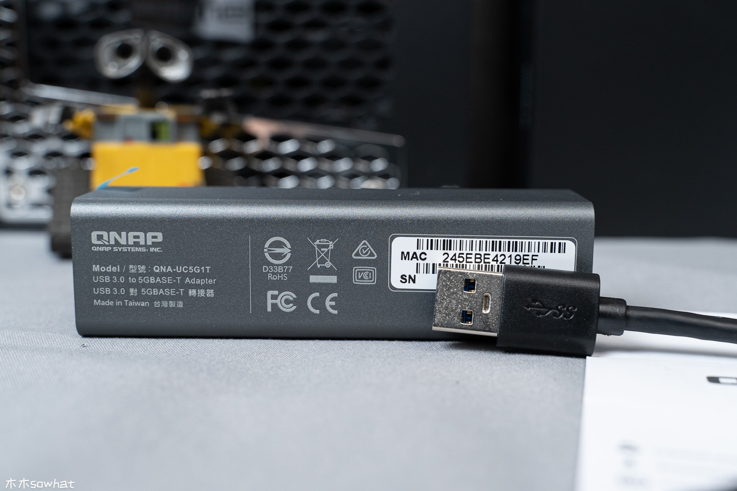 USB3.0秒变5GbE网卡——威联通QNA-UC5G1T网络转换器体验