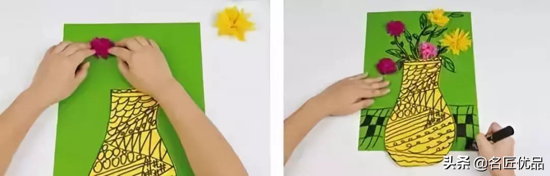 如何利用纸板做出简单的手工作品,蛋壳纸杯做的简易手工