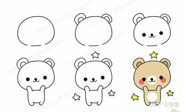 画小动物简笔画简单又漂亮,春天里的小动物怎么画简笔画