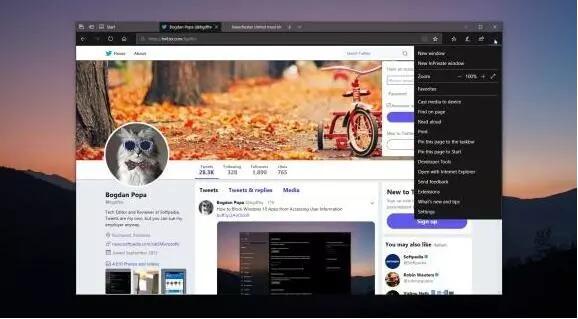 微软浏览器edge怎么样,来自微软edge浏览器的提示