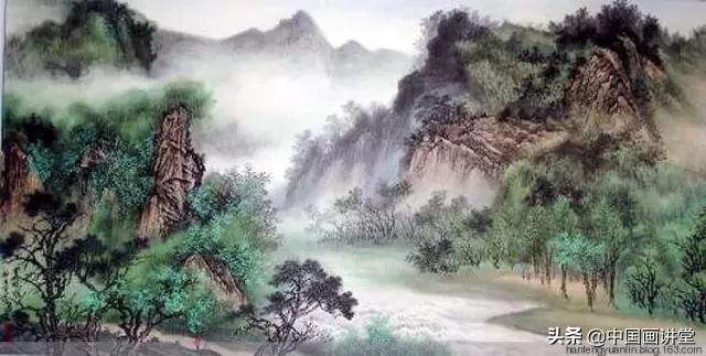 张利国画山水画欣赏,张富君山水画新作品图片