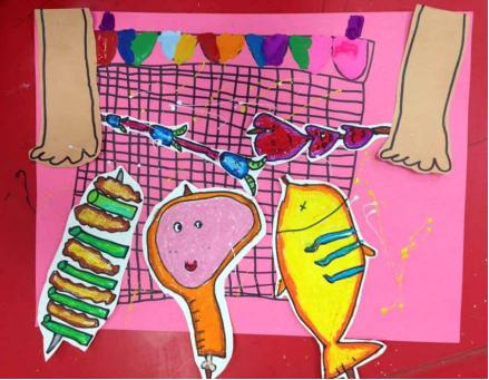 用食材创意绘画,创意思维绘画教程