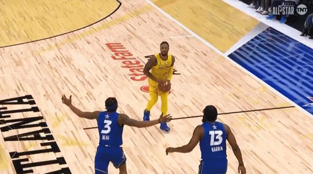 詹姆斯超远暴扣绝杀库里,杨毅解说库里绝杀