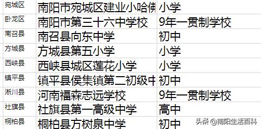 南阳市足球特色学校,全国第一批校园足球特色学校名单