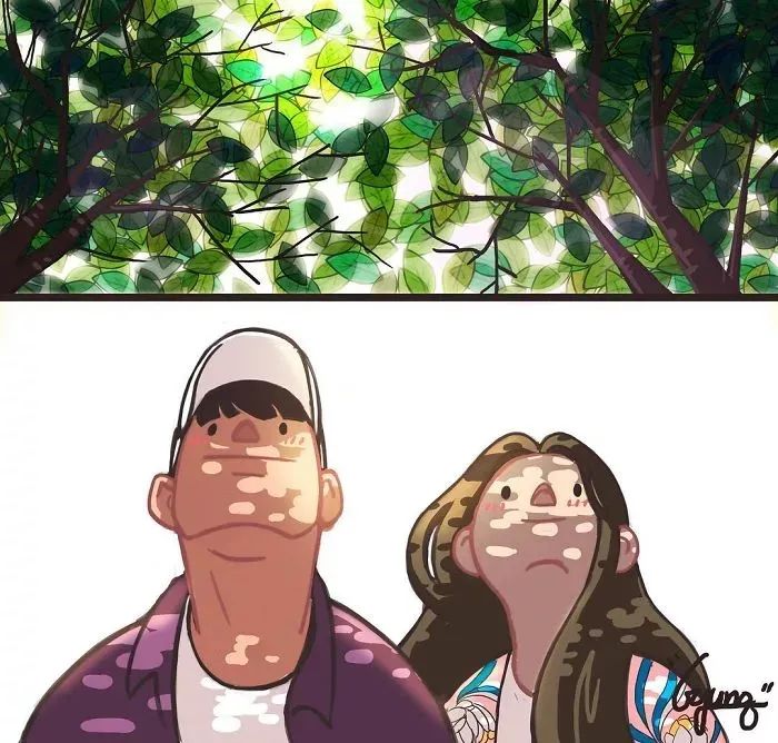 韩国插画师爱情故事,韩国插画大师情侣