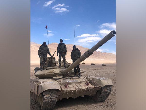 危险动作草原骑兵,印军主战坦克高原