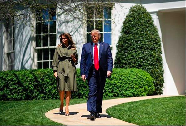 美国第一夫人植树节,美国第一夫人绿色衣服