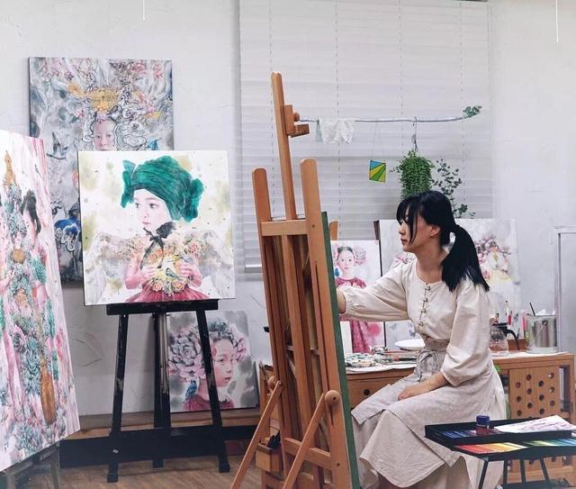 多肉女孩儿绘画,多肉女孩日语