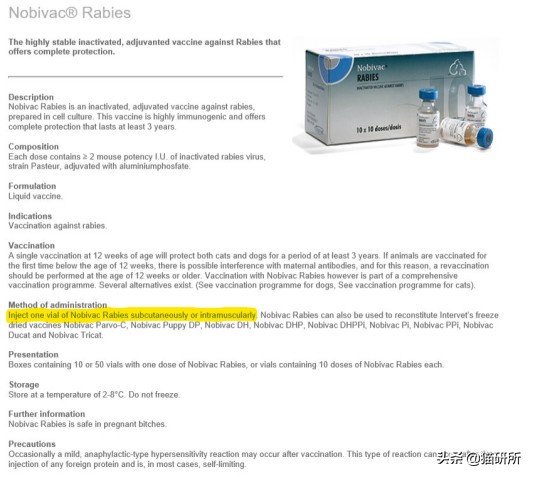 猫咪打疫苗跟狂犬疫苗一样吗,猫咪打疫苗针头往上还是往下