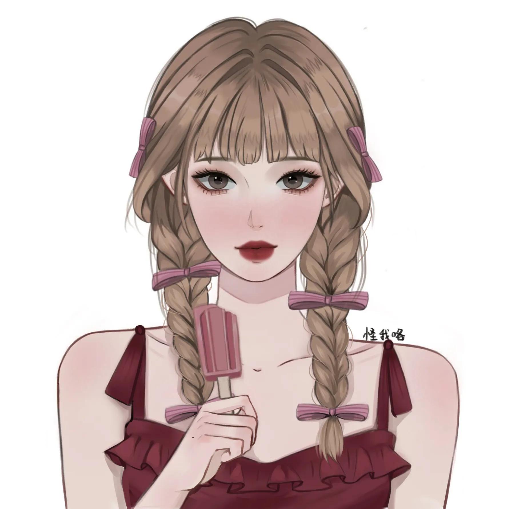 微信头像动漫卡通唯美女生,微信头像图片女动漫可爱抖音