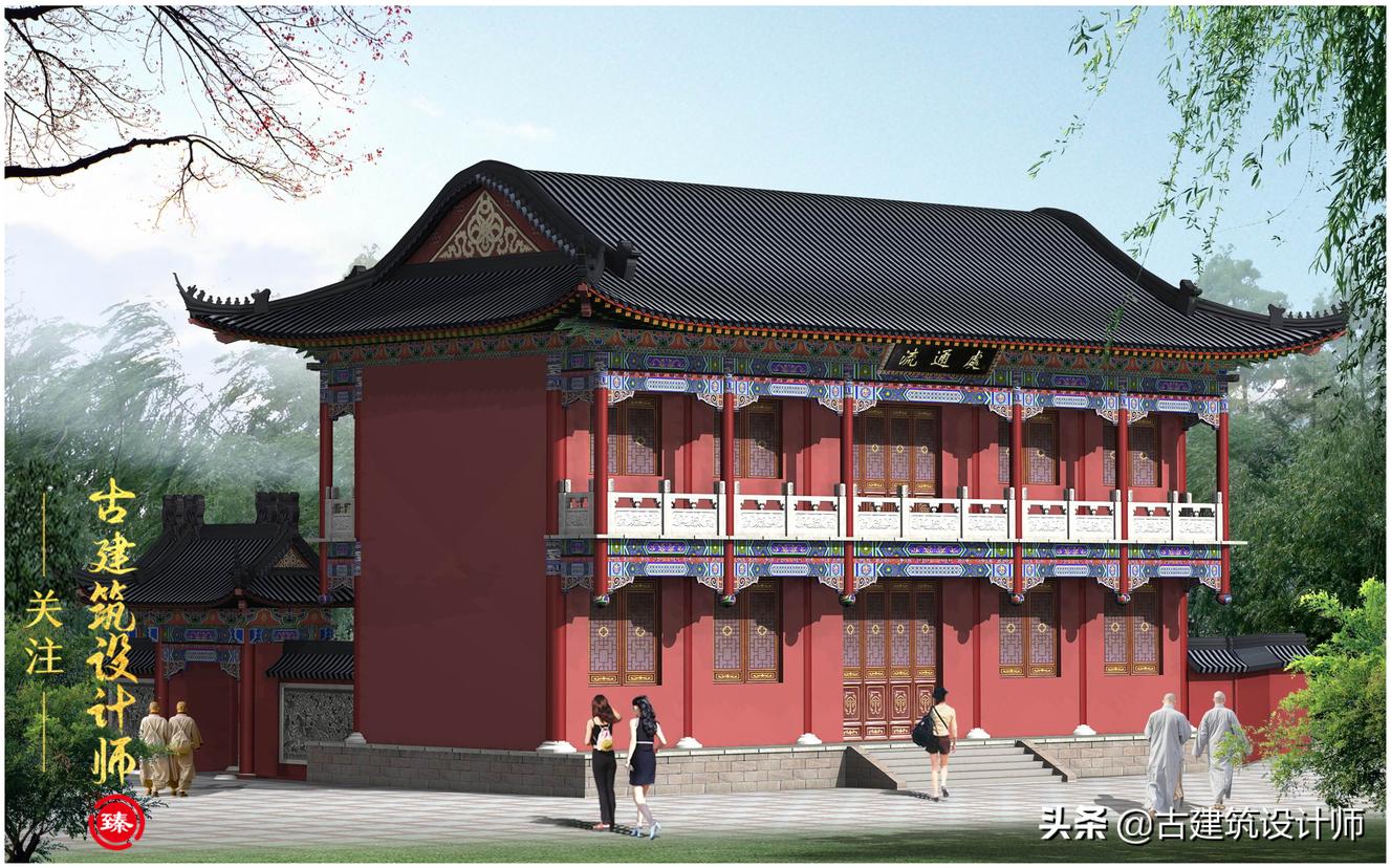 百亩寺庙规划设计图,寺庙最新规划方案