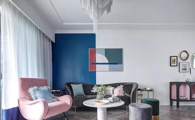 客厅不吊顶贴石膏线效果图,客厅不吊顶只做石膏线条