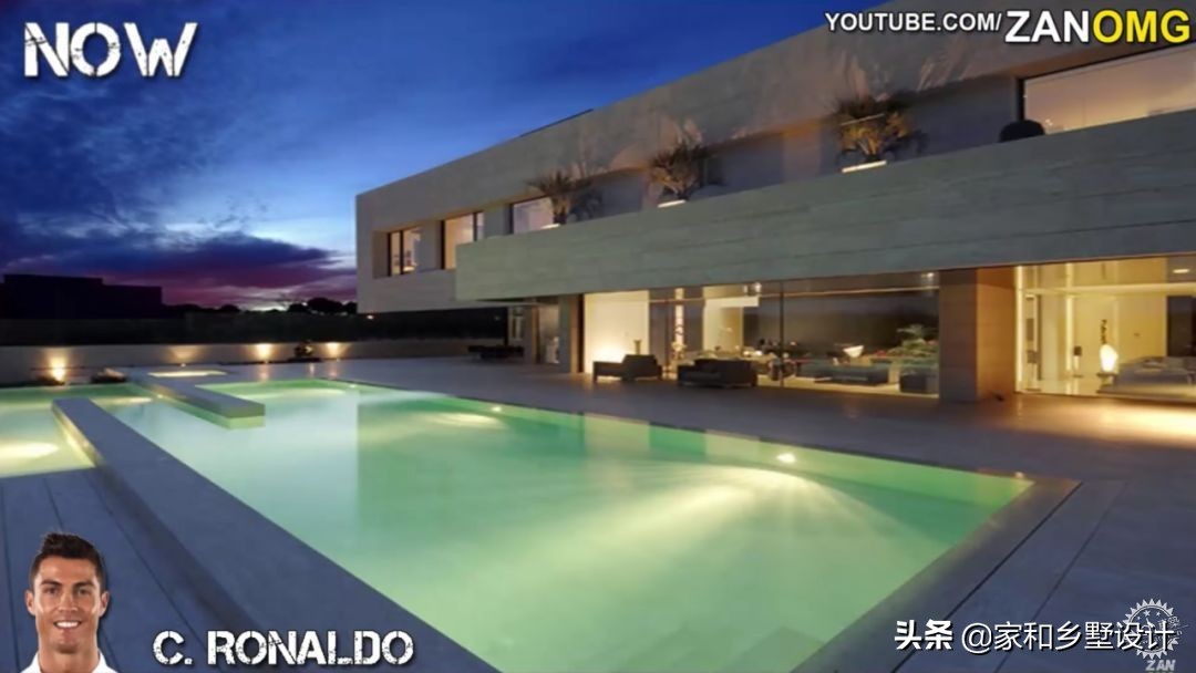 足球巨星c罗梅西豪宅,梅西内马尔c罗豪宅