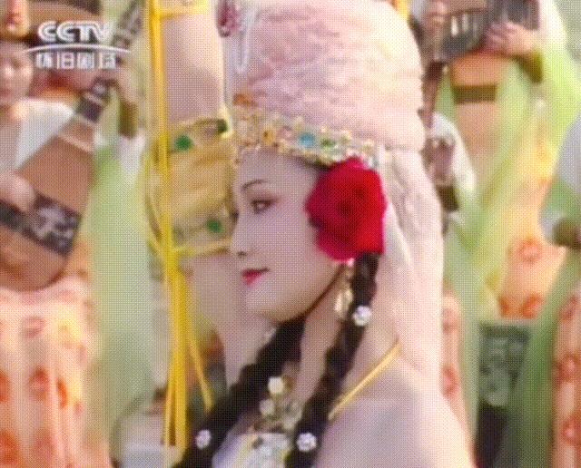 瓜子脸高鼻梁大眼睛尖下巴,介于鹅蛋脸和瓜子脸的脸型