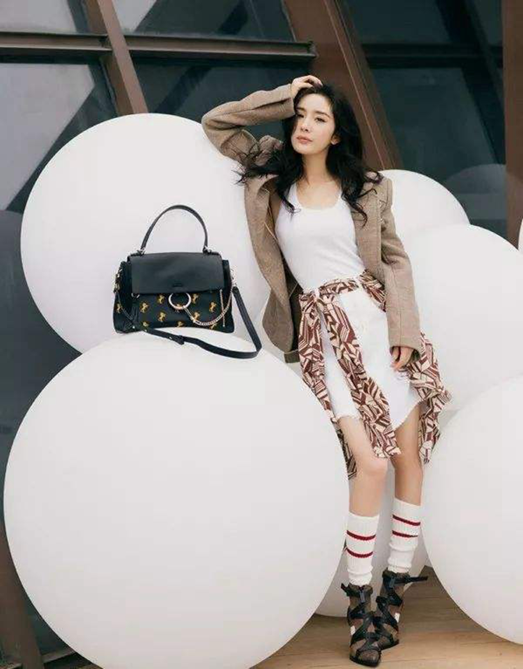 杨幂堆堆袜女款网红款,堆堆袜时髦