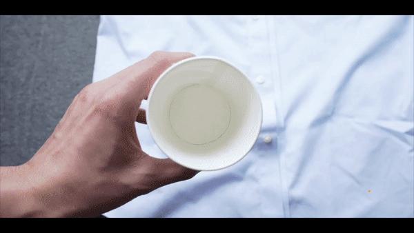 拒绝油污侵袭的尴尬，90分三防免烫全棉衬衫上身体验！