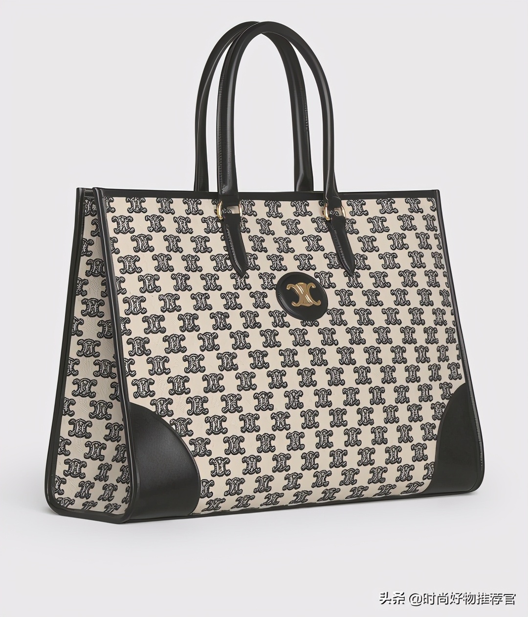 celine标志印花横款手袋,celine新款牛皮革手袋