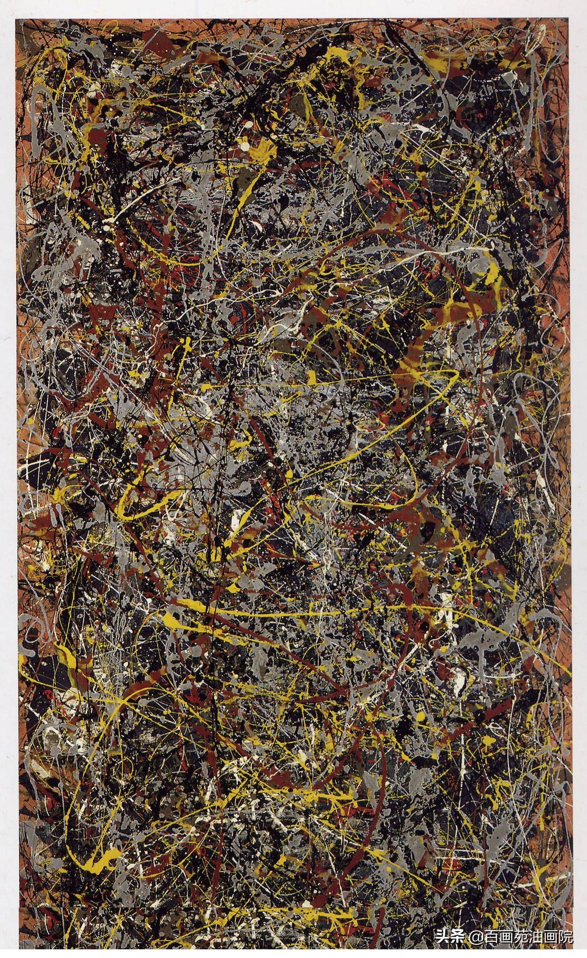 波洛克的画如何解读,波洛克绘画