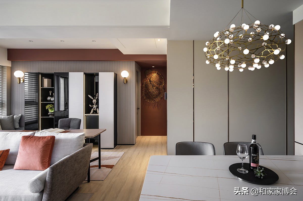 轻奢风家宅设计｜以设计细节堆叠精致生活情调
