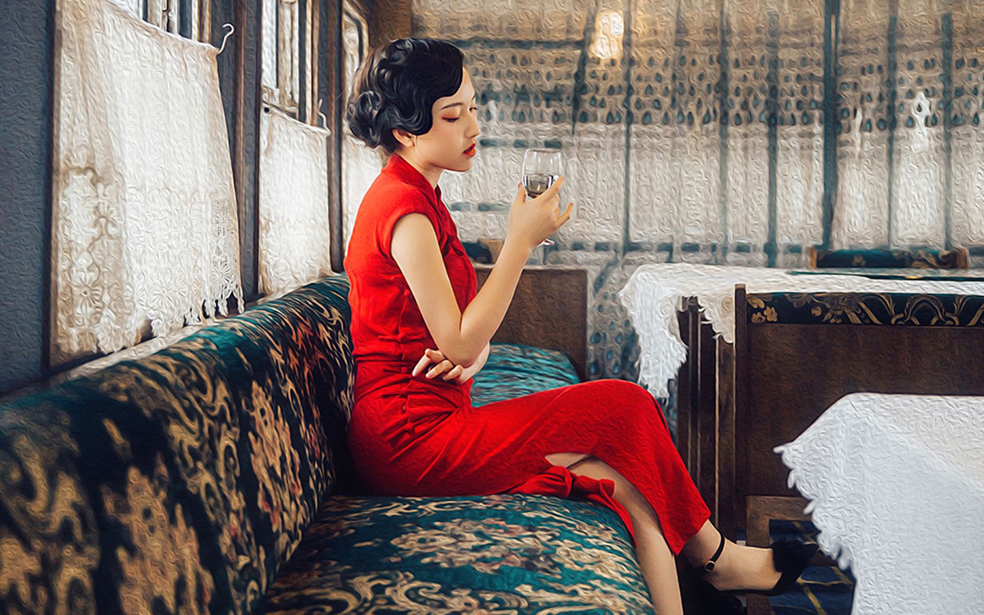 复古古典穿搭 (中式复古宫廷风穿搭)