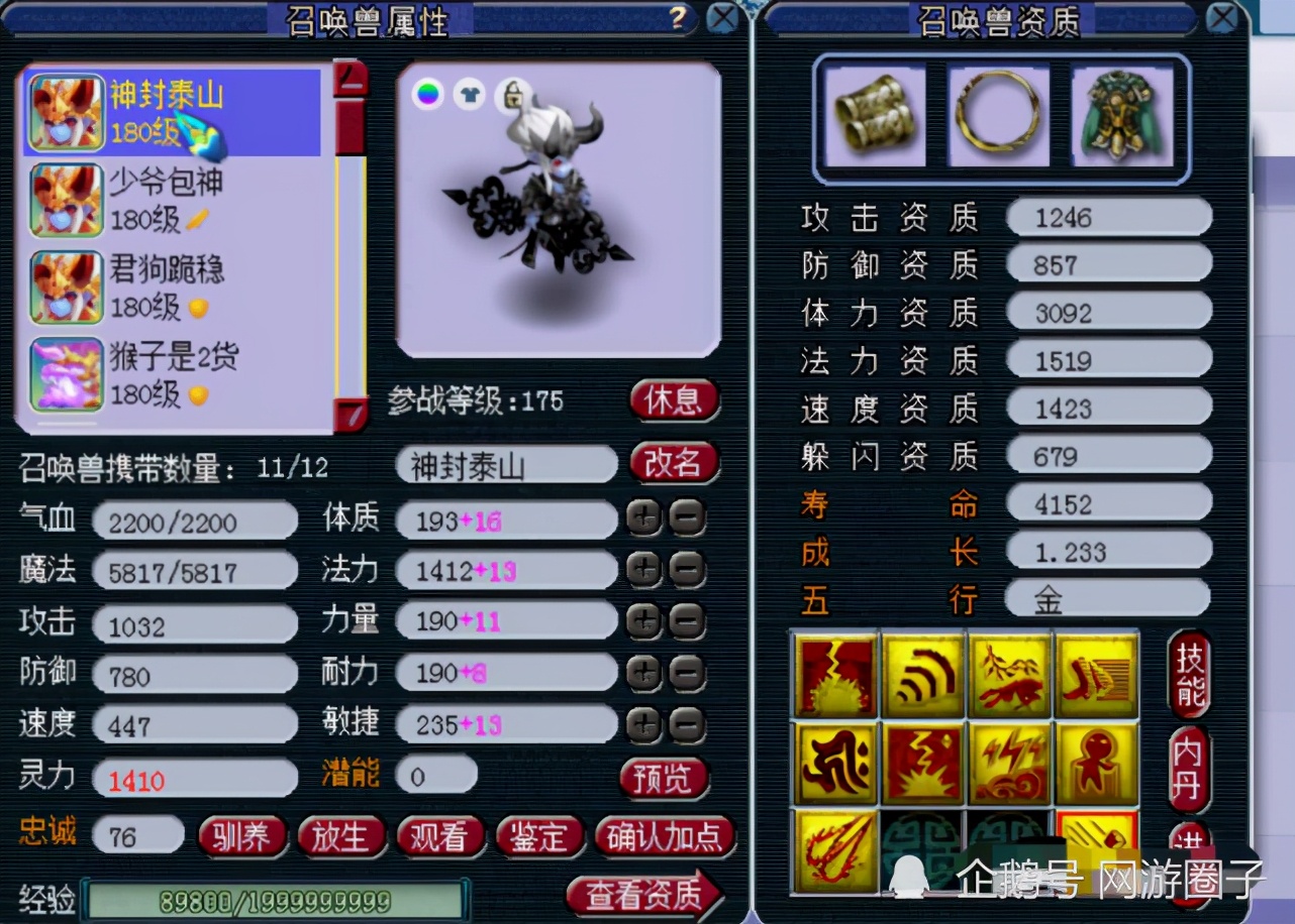 梦幻西游全服特殊兽决,梦幻西游大王的服战号