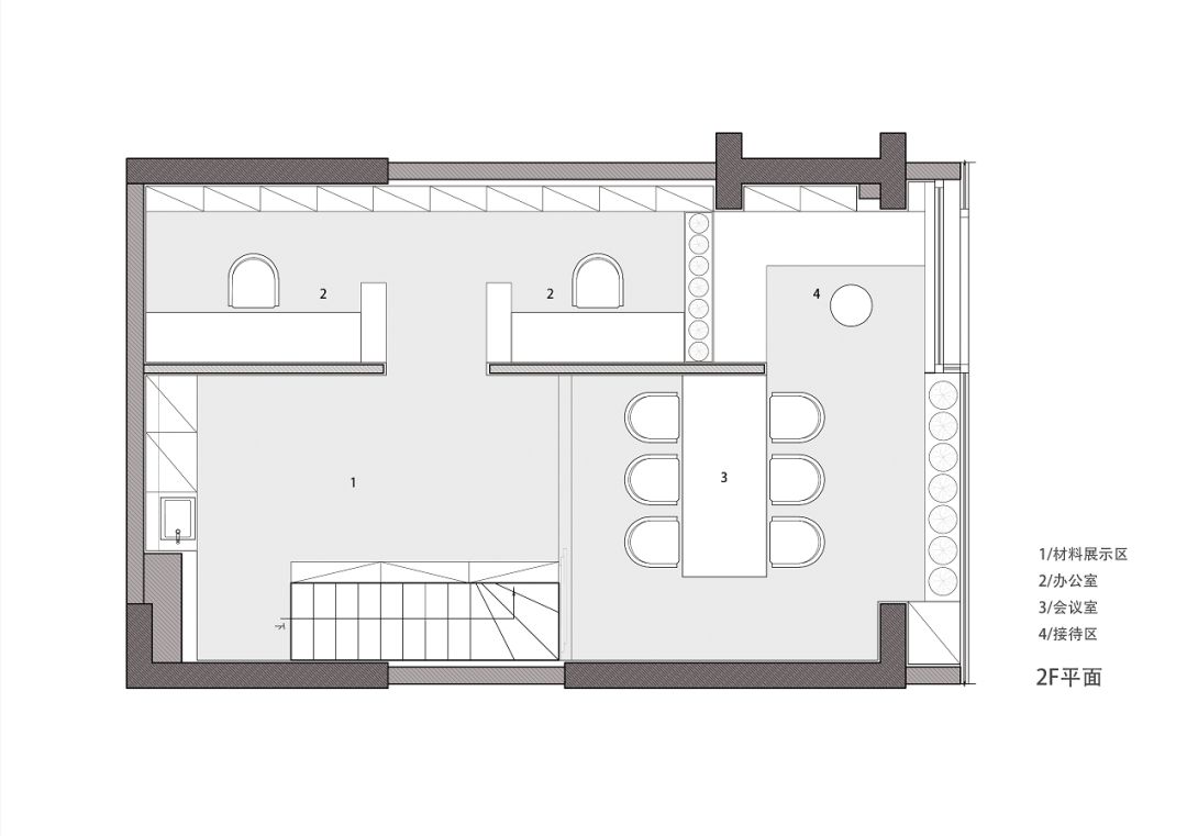 简约开放办公区设计,郑州办公空间设计风格