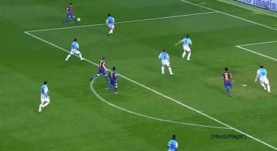 梅西精妙绝伦的过人瞬间,梅西100球神迹