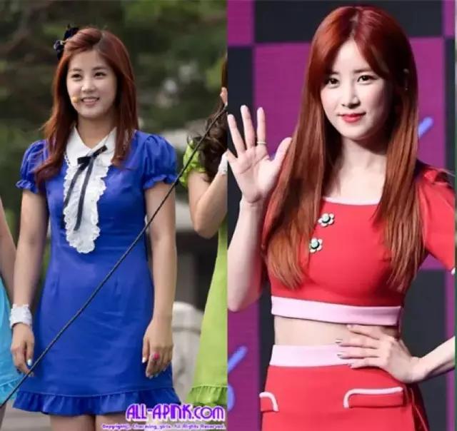 韩国女团瘦身前后大对比