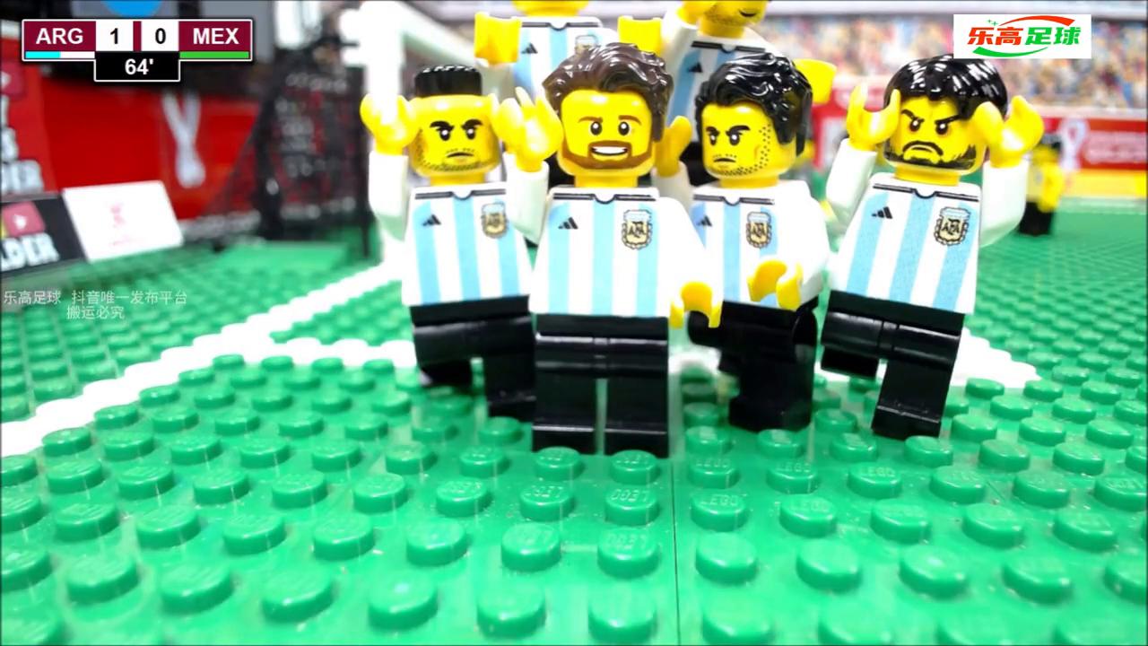 乐高卡塔尔世界杯阿根廷vs法国,2018年世界杯决赛乐高