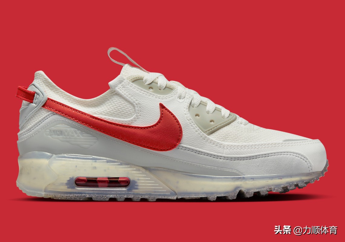 Nike环保AirMax90Terrascape以干净的“OffWhite/Red”二重奏出现