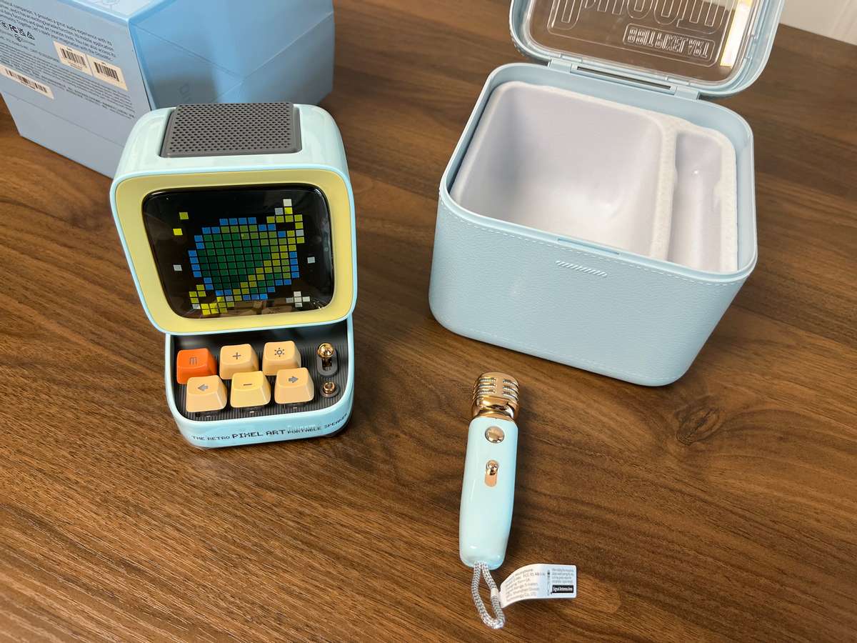 Ditoo像素蓝牙音箱测评,ditoomic小音响测评