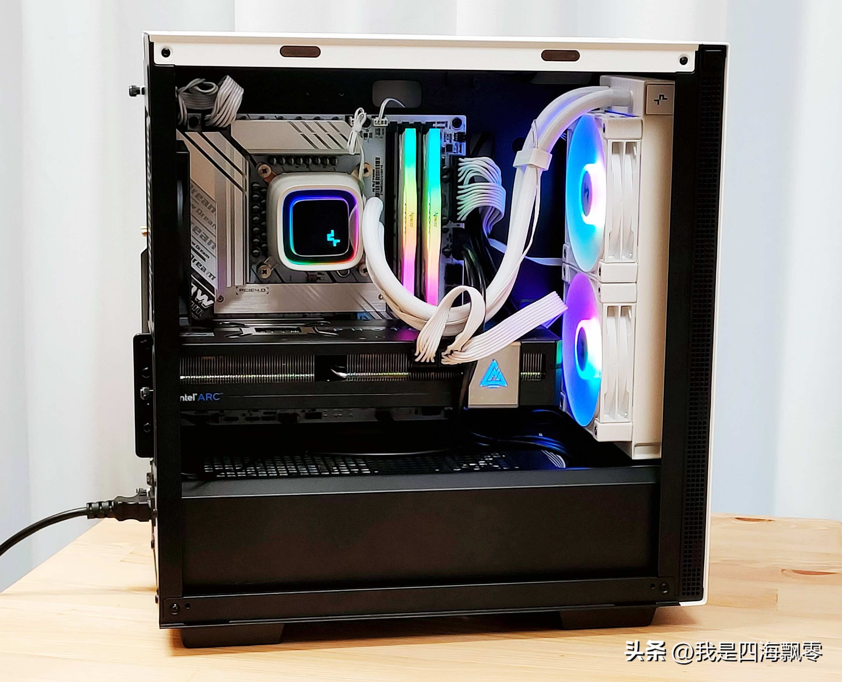 精粤SnowDreamZ790M+蓝戟ArcA750Photon8GOC独显释放超强性能