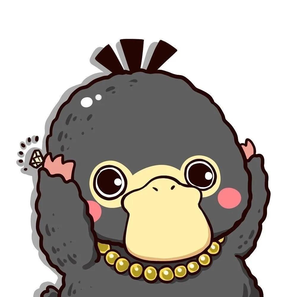 可达鸭头像超清官方,可达鸭的头像