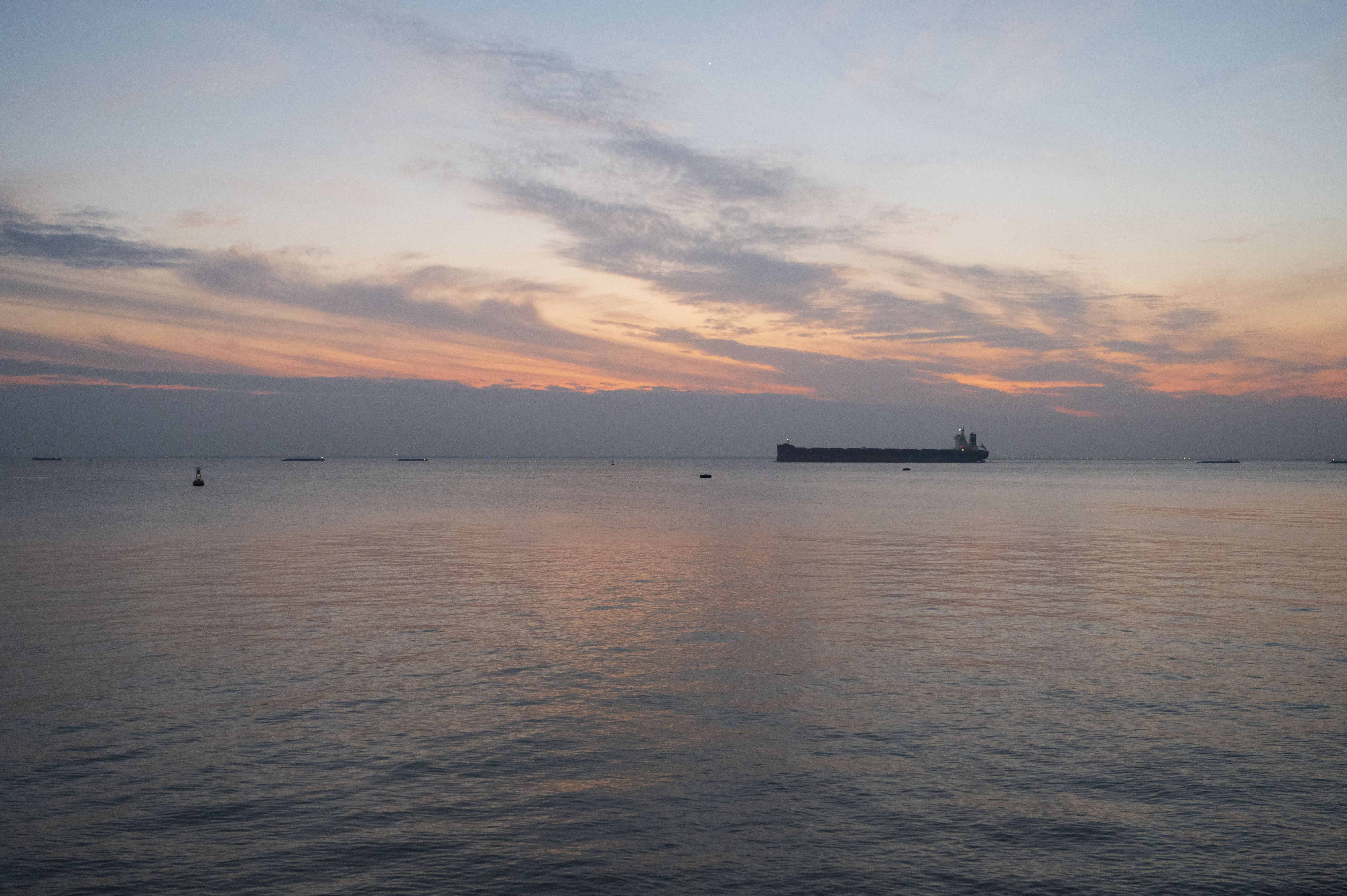 南通傍晚,南通夜景vs扬州夜景