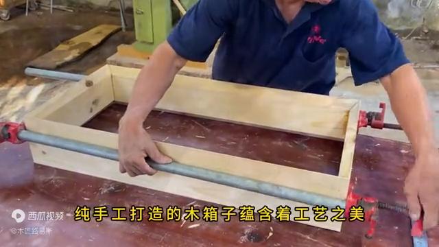 木工制作小木箱子,自制工具木箱