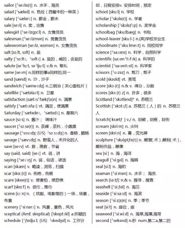 初中英语单词必背3500词汇书推荐,40篇短文搞定高考英语3500单词